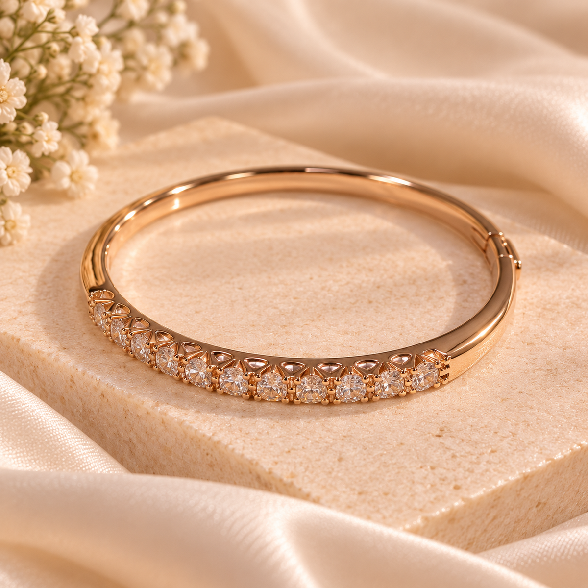 Crystal Vine Link Bangle
