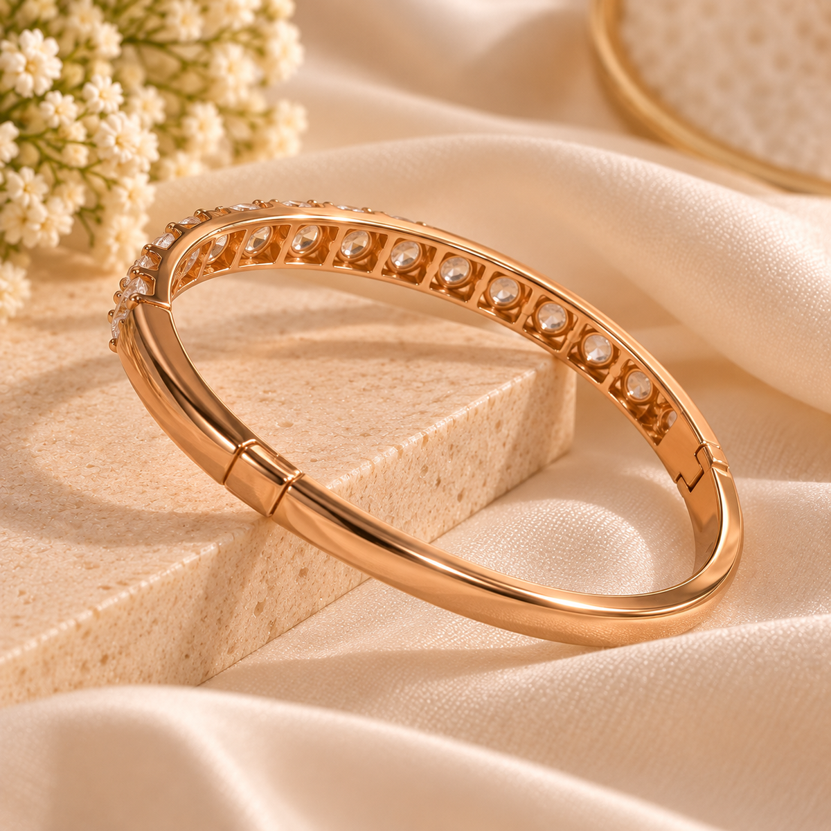 Crystal Vine Link Bangle