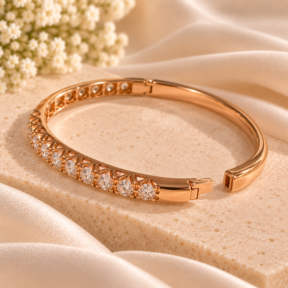 Crystal Vine Link Bangle