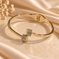 Triple Crystal Wrap Bangle