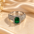Emerald Royale Crystal Ring